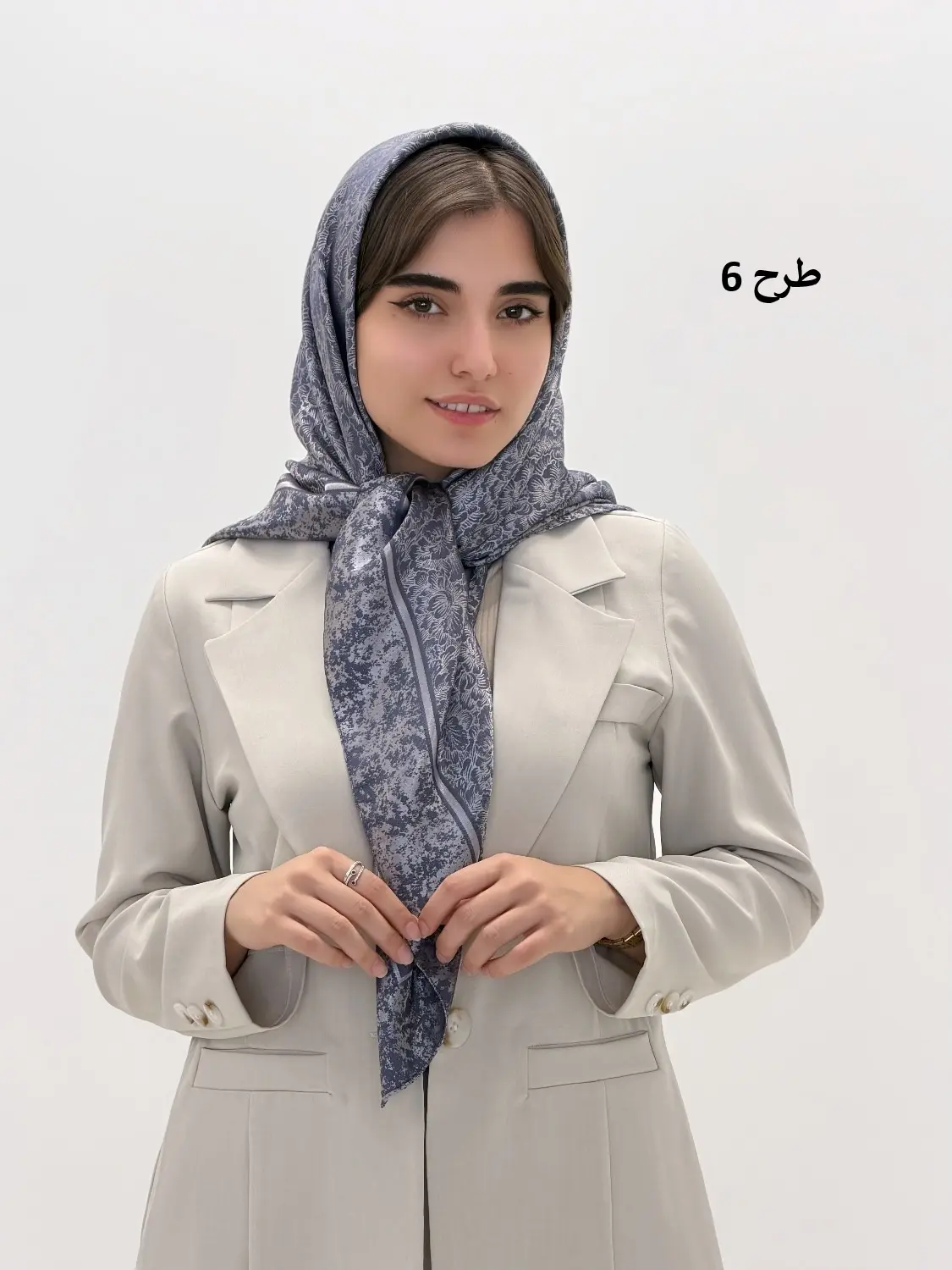 4586-روسری ژاکارد شهرزاد
